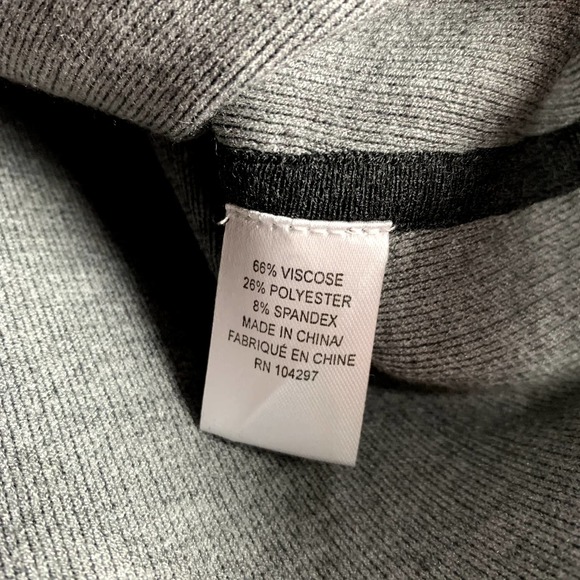 Milly Gray Knit Bell Sleeve Cardigan Size M - Picture 6 of 6